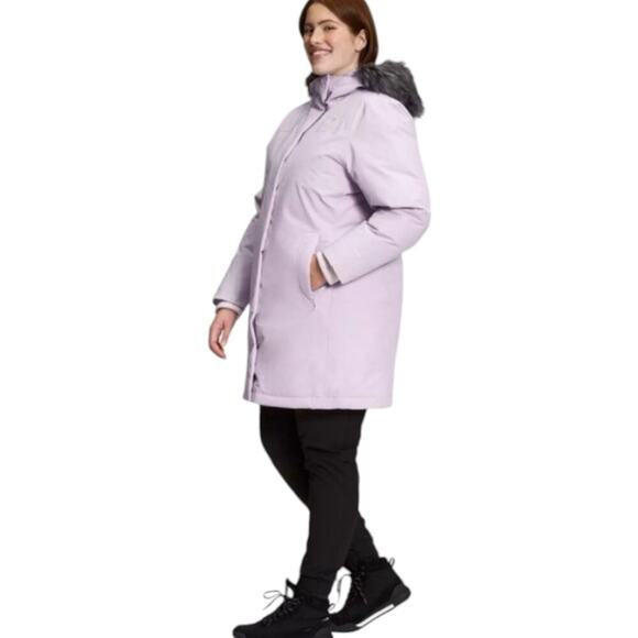 The North Face Women's Plus‎ Arctic Parka Down Coat Lavender Fog Size 3X NWT - Picture 1 of 12